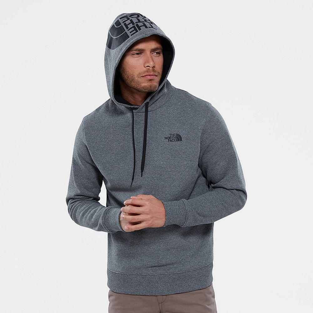 The North Face Seasonal Drew Peak Ανδρικα Φούτερ Hoodie - Γκρι / Μαυρα (KPVU46017)